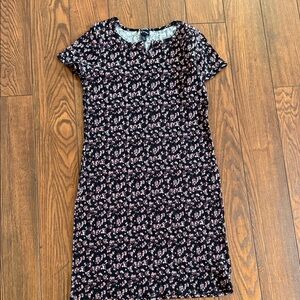 Art Class Black and Pink Floral Dress